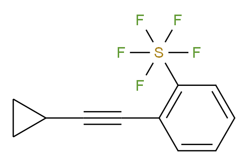 [2-(2-Cyclopropylethynyl)phenyl]sulfur pentafluoride