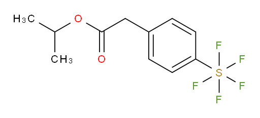 isopropyl 2-(4-(pentafluoromercapto)phenyl)acetate