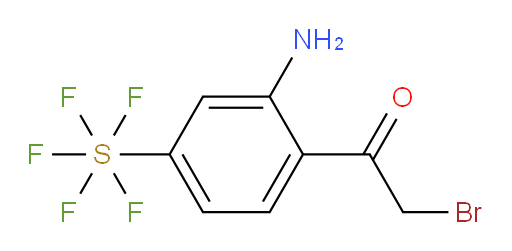 [3-Amino-4-(2-bromoacetyl)phenyl]sulfur pentafluoride