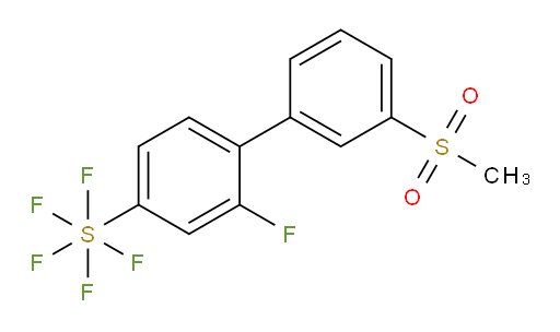 2-fluoro-3'-(methylsulfonyl)-biphenyl-4-ylsulfur pentafluoride