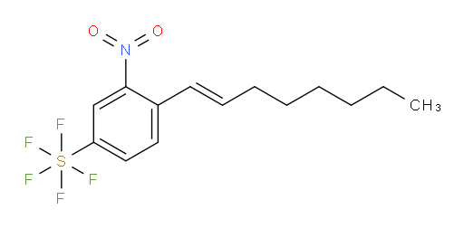 [3-nitro-4-(1E)-1-octen-1-ylphenyl]sulfur pentafluoride