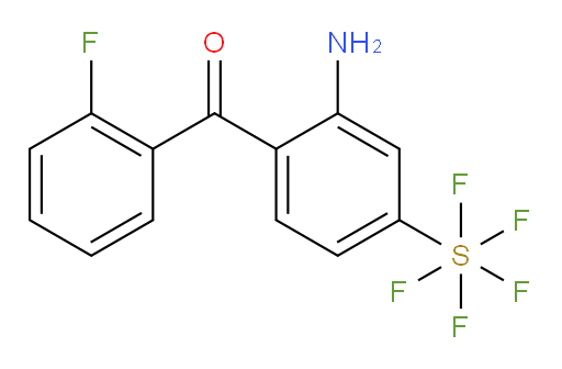 [3-Amino-4-(2-fluorobenzoyl)phenyl]sulfur pentafluoride