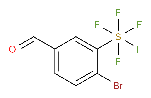 (2-Bromo-5-formylphenyl)sulfur pentafluoride