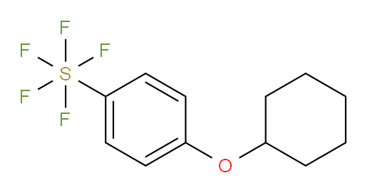 [4-(Cyclohexyloxy)phenyl]sulfur pentafluoride