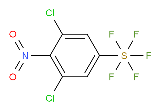 (3,5-Dichloro-4-nitrophenyl)sulfur pentafluoride