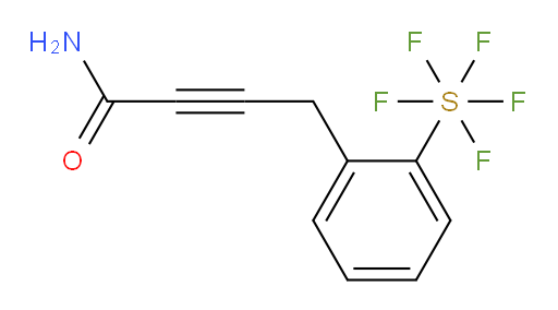 4-(2-(pentafluoromercapto)phenyl)but-2-ynamide