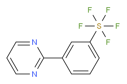 3-(pyrimidin-2-yl)(pentafluoromercapto)benzene