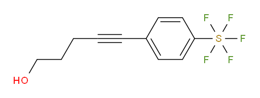 5-(4-(pentafluoromercapto)phenyl)pent-4-yn-1-ol