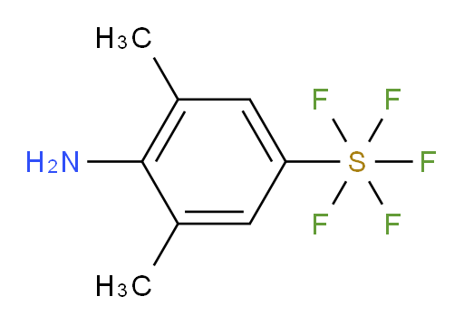 4-amino-3,5-dimethyl(pentafluoromercapto)benzene