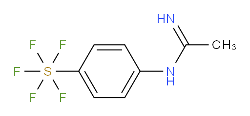 [4-[(1-iminoethyl)amino]phenyl]sulfur pentafluoride