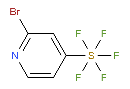2-bromopyridine-4-ylsulfur pentafluoride