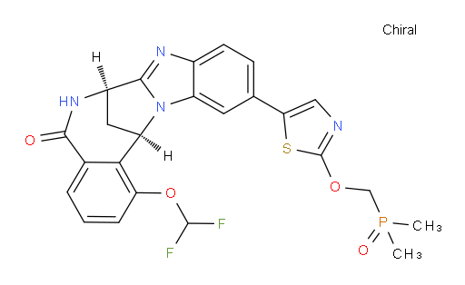 (7R,14R)-1-(difluoromethoxy)-11-[2-[(dimethylphosphinyl)methoxy]thiazol-5-yl]-6,7-dihydro-7,14-Methanobenzimidazo[1,2-b][2,5]benzodiazocin-5(14H)--one