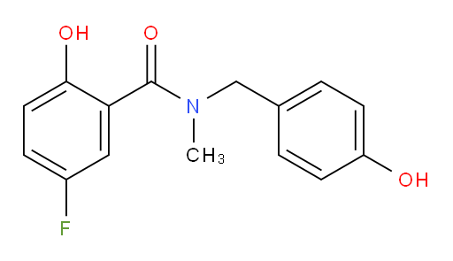 5-fluoro-2-hydroxy-N-(4-hydroxybenzyl)-N-methylbenzamide