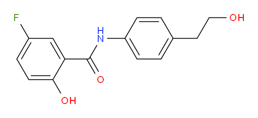 5-fluoro-2-hydroxy-N-(4-(2-hydroxyethyl)phenyl)benzamide