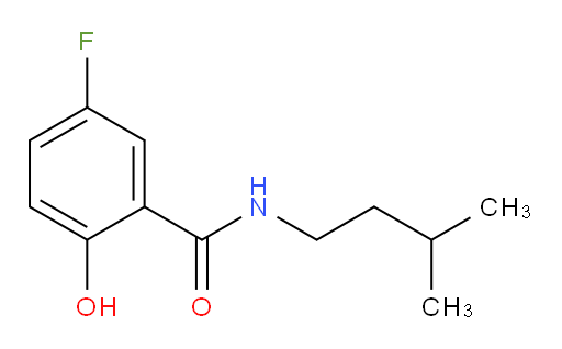 5-fluoro-2-hydroxy-N-isopentylbenzamide