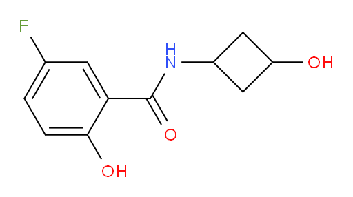 5-fluoro-2-hydroxy-N-(3-hydroxycyclobutyl)benzamide