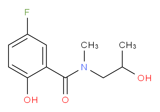 5-fluoro-2-hydroxy-N-(2-hydroxypropyl)-N-methylbenzamide