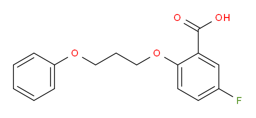 5-fluoro-2-(3-phenoxypropoxy)benzoic acid