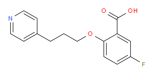 5-fluoro-2-(3-(pyridin-4-yl)propoxy)benzoic acid