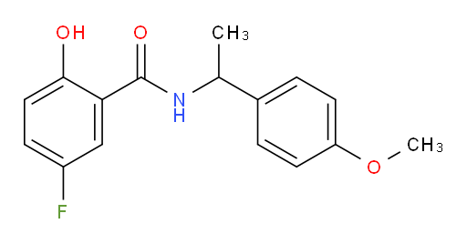 5-fluoro-2-hydroxy-N-(1-(4-methoxyphenyl)ethyl)benzamide