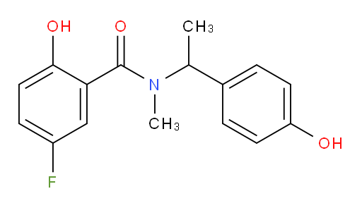 5-fluoro-2-hydroxy-N-(1-(4-hydroxyphenyl)ethyl)-N-methylbenzamide