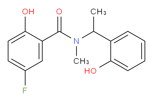 5-fluoro-2-hydroxy-N-(1-(2-hydroxyphenyl)ethyl)-N-methylbenzamide