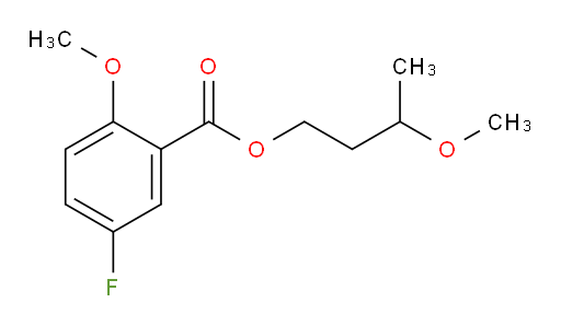3-methoxybutyl 5-fluoro-2-methoxybenzoate