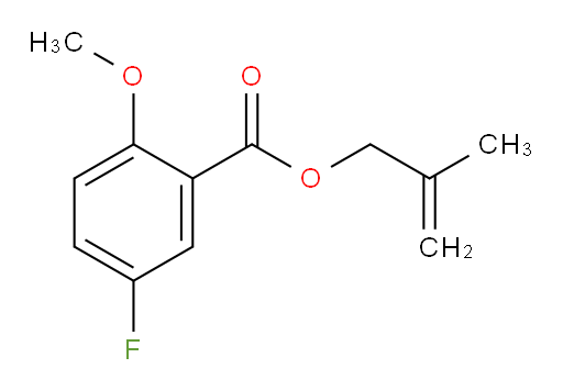 2-methylallyl 5-fluoro-2-methoxybenzoate