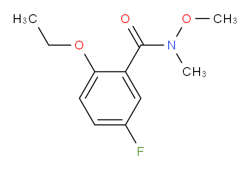 2-ethoxy-5-fluoro-N-methoxy-N-methylbenzamide