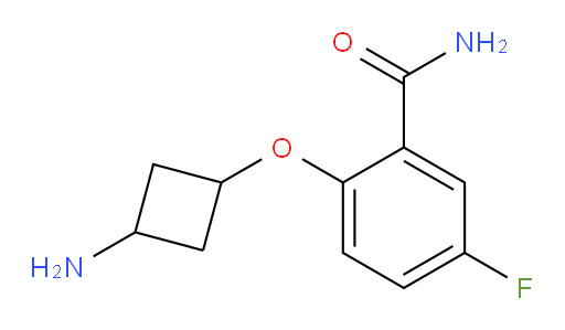 2-(3-aminocyclobutoxy)-5-fluorobenzamide