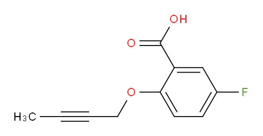2-(but-2-yn-1-yloxy)-5-fluorobenzoic acid