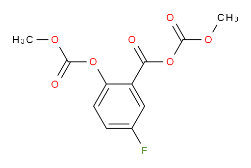 5-fluoro-2-((methoxycarbonyl)oxy)benzoic (methyl carbonic) anhydride