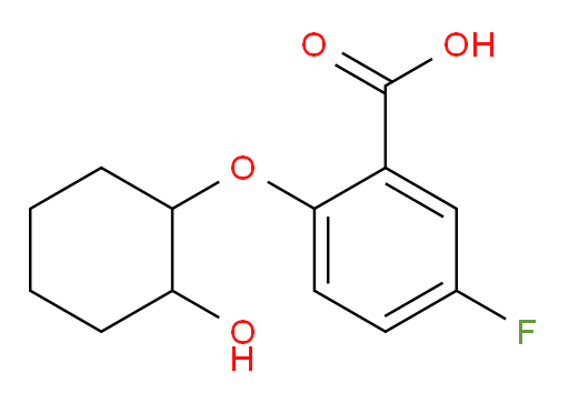 5-fluoro-2-((2-hydroxycyclohexyl)oxy)benzoic acid