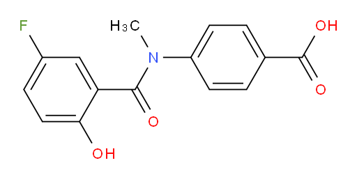 4-(5-fluoro-2-hydroxy-N-methylbenzamido)benzoic acid