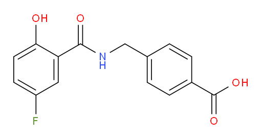 4-((5-fluoro-2-hydroxybenzamido)methyl)benzoic acid