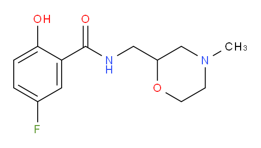 5-fluoro-2-hydroxy-N-((4-methylmorpholin-2-yl)methyl)benzamide