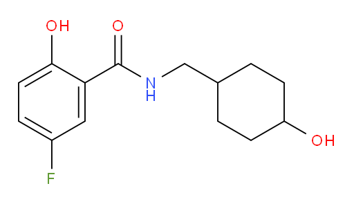 5-fluoro-2-hydroxy-N-((4-hydroxycyclohexyl)methyl)benzamide
