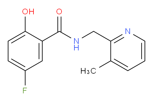 5-fluoro-2-hydroxy-N-((3-methylpyridin-2-yl)methyl)benzamide