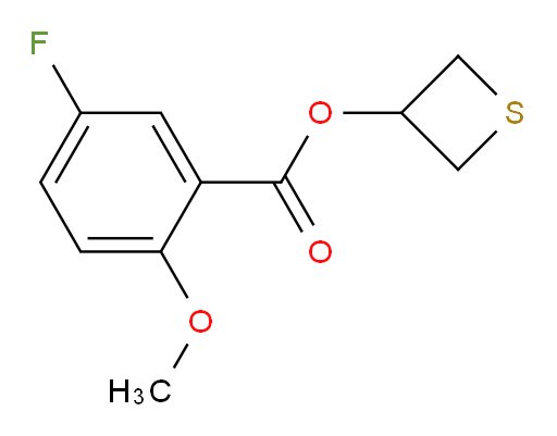 thietan-3-yl 5-fluoro-2-methoxybenzoate