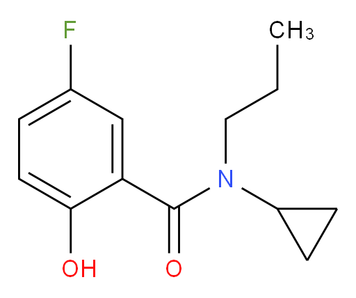 N-cyclopropyl-5-fluoro-2-hydroxy-N-propylbenzamide