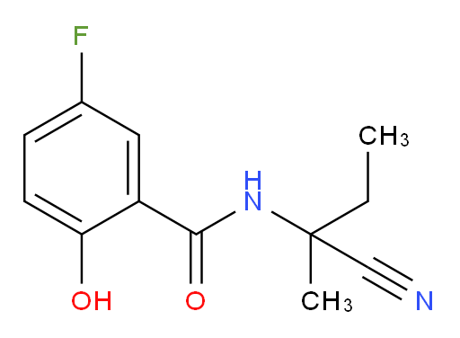 N-(2-cyanobutan-2-yl)-5-fluoro-2-hydroxybenzamide