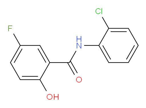 N-(2-chlorophenyl)-5-fluoro-2-hydroxybenzamide