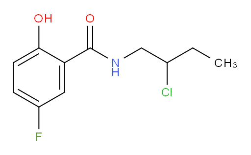 N-(2-chlorobutyl)-5-fluoro-2-hydroxybenzamide