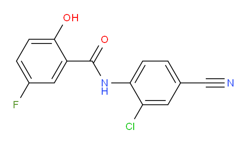 N-(2-chloro-4-cyanophenyl)-5-fluoro-2-hydroxybenzamide