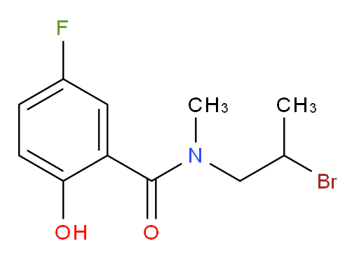 N-(2-bromopropyl)-5-fluoro-2-hydroxy-N-methylbenzamide