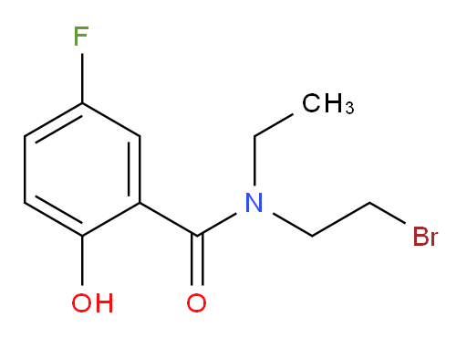 N-(2-bromoethyl)-N-ethyl-5-fluoro-2-hydroxybenzamide