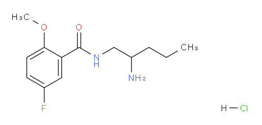 N-(2-aminopentyl)-5-fluoro-2-methoxybenzamide hydrochloride