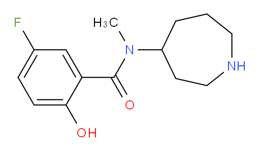 N-(azepan-4-yl)-5-fluoro-2-hydroxy-N-methylbenzamide