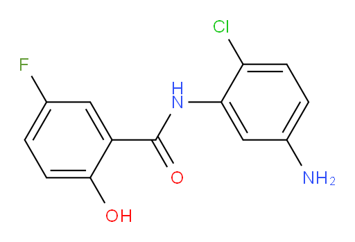 N-(5-amino-2-chlorophenyl)-5-fluoro-2-hydroxybenzamide
