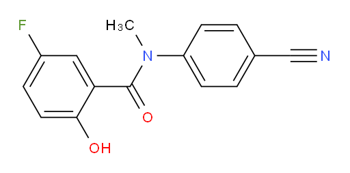 N-(4-cyanophenyl)-5-fluoro-2-hydroxy-N-methylbenzamide
